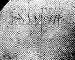 Ossuary DF-11 (rear panel, inscription - charcoal, enhanced: Shimon [Keipha] Bar-Yonah